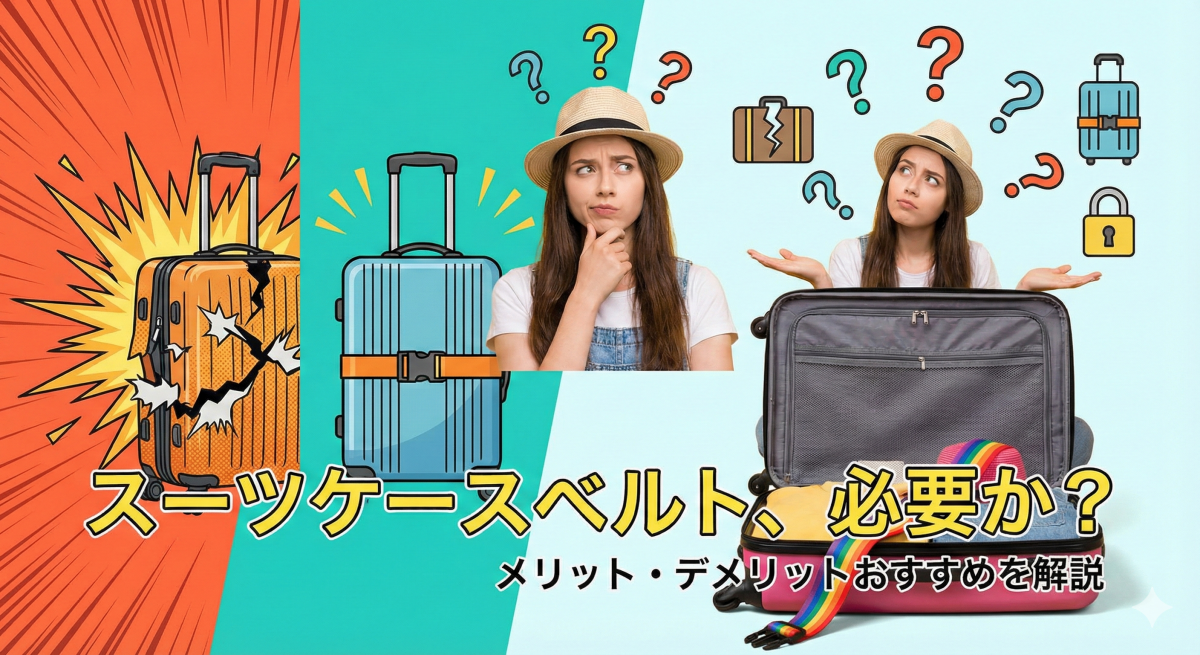 スーツケースベルトが必要かどうかのイメージ画像